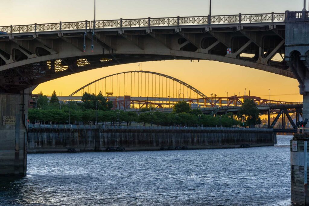 view of the burnside bridge and willamette river a 2025 10 17 01 58 21 utc ultra optimized