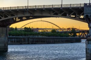 view of the burnside bridge and willamette river a 2025 10 17 01 58 21 utc ultra optimized